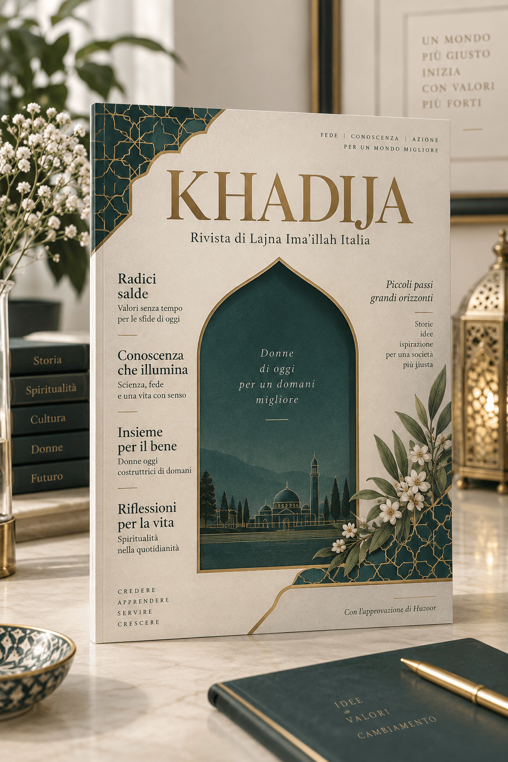 Copertina della rivista Khadija